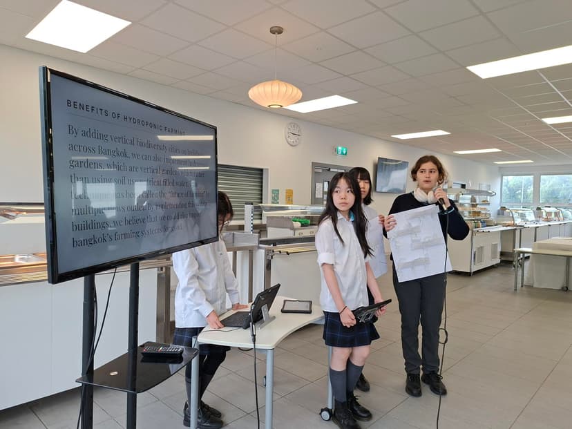 Team Alpha winning the Hackathon